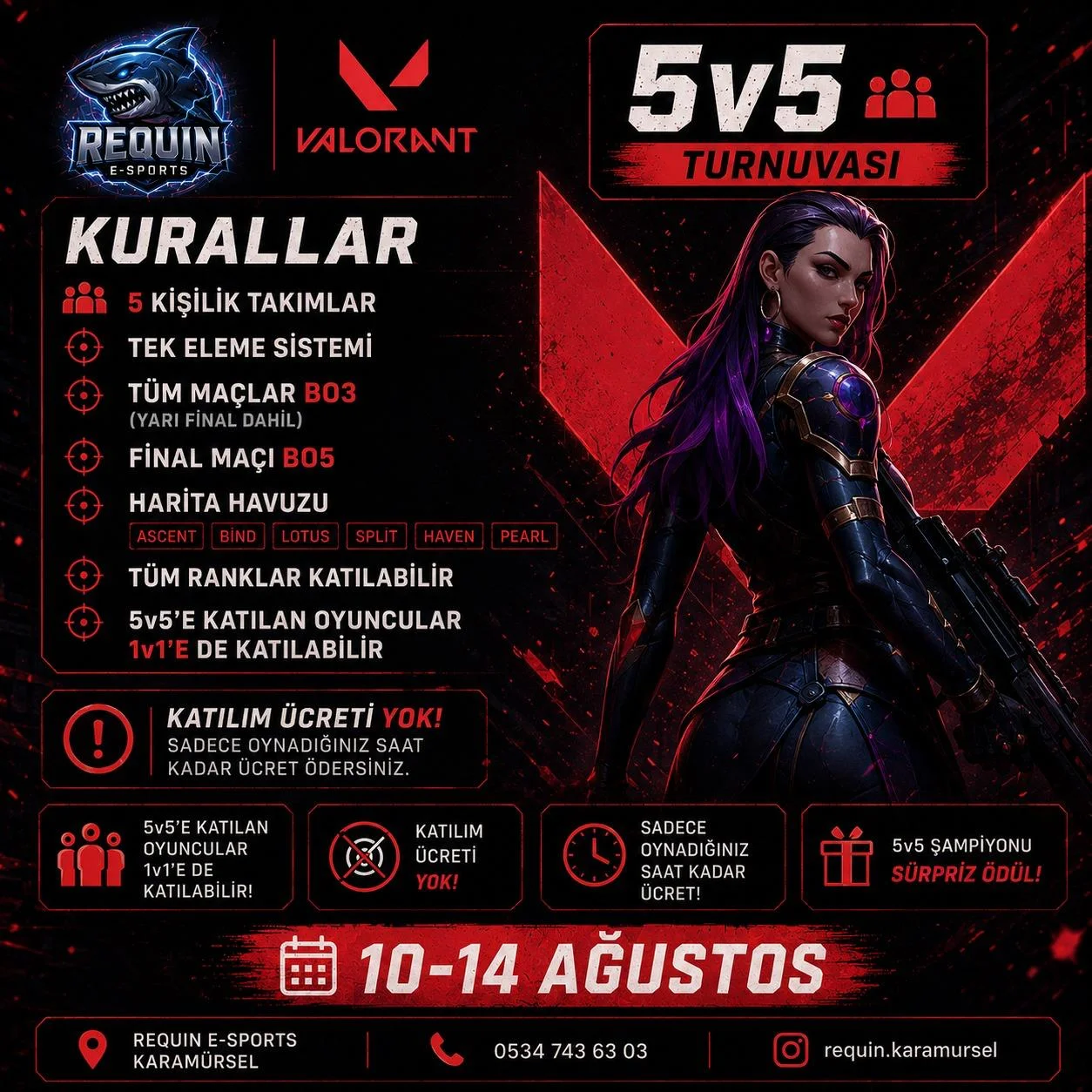 Valorant 5v5 Takım Turnuvası